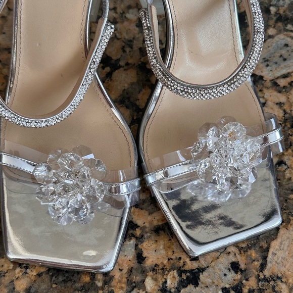 Mach & Mach Crystal Flower slide sandal - Picture 9 of 16